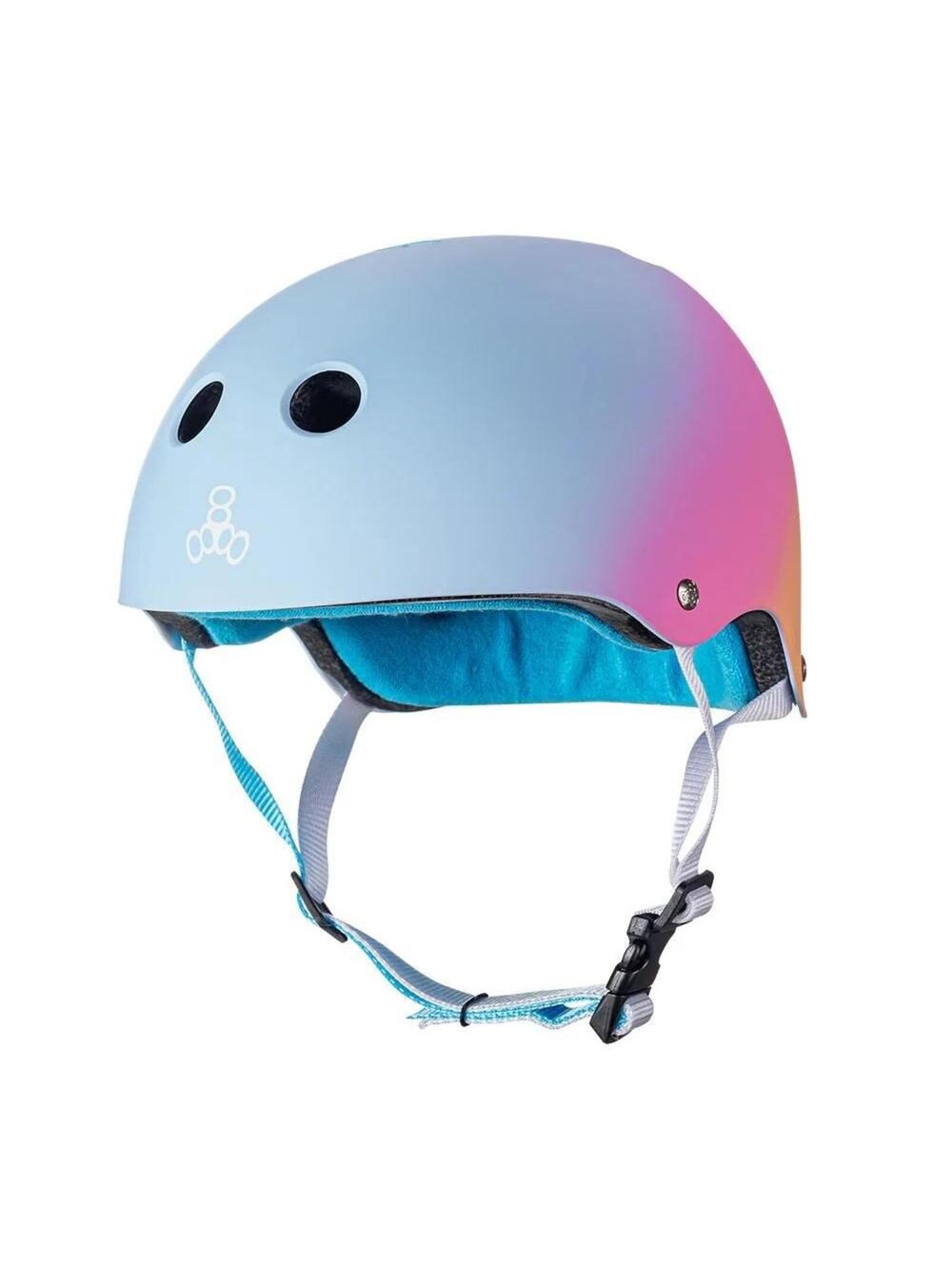 Triple Eight The Certified Sweatsaver Helmet Cycling/Roller Skating - Sunset